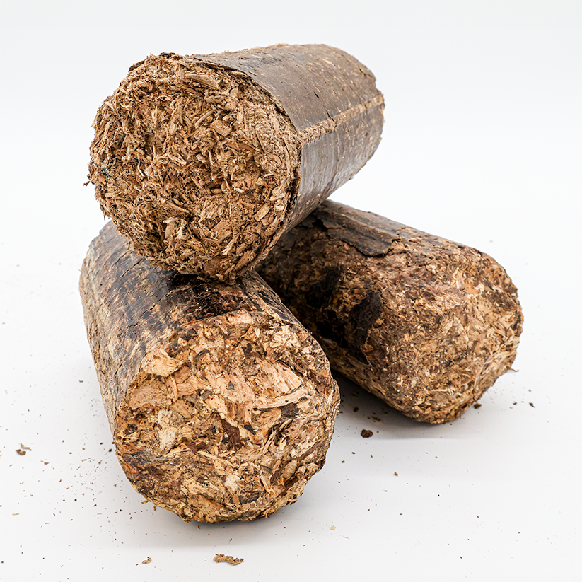 Bio-Holzbriketts einzeln